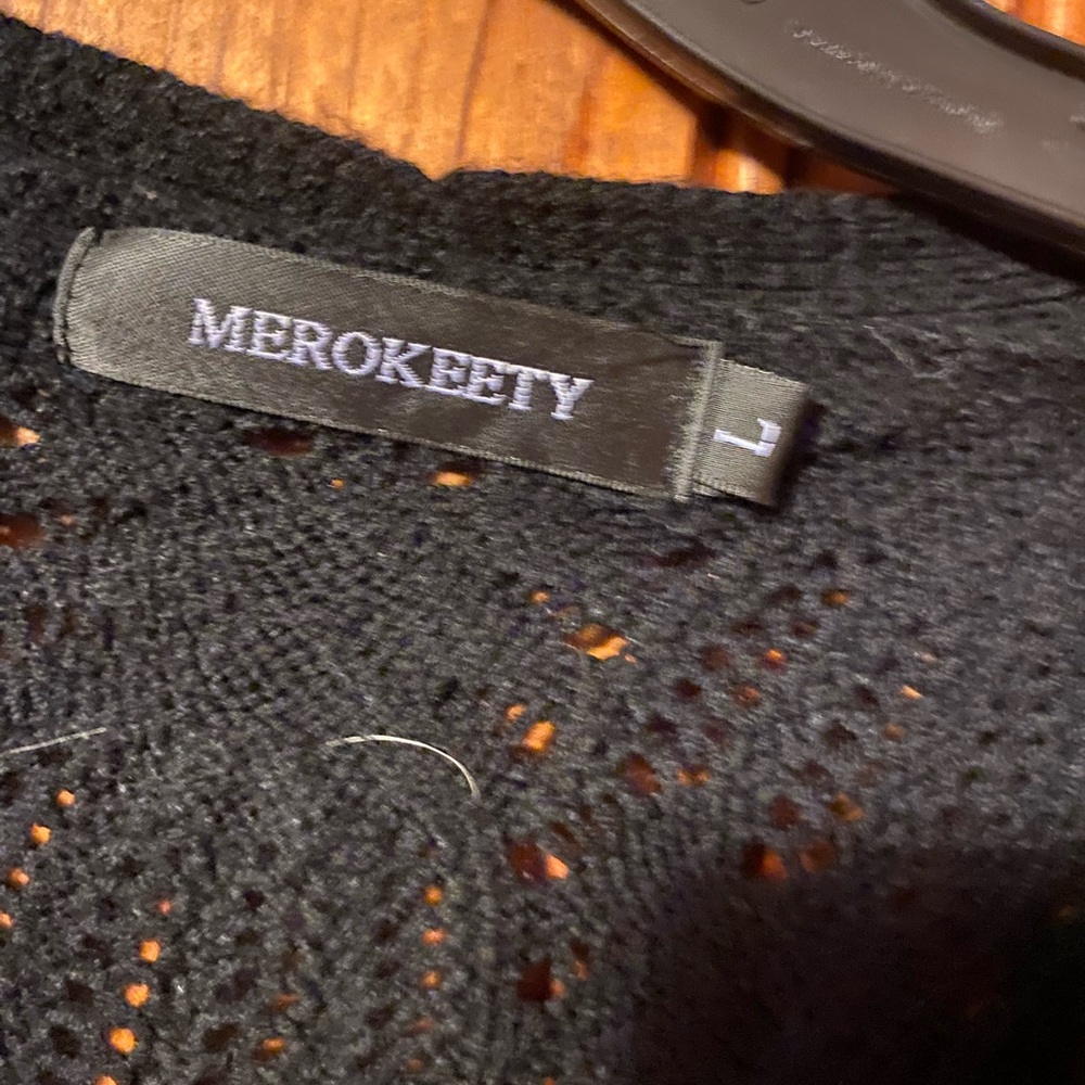 Mossimo Black Women's Cardigan Sweater - Picture 2 of 3